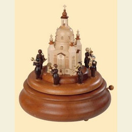 Elektronische Bluetooth - Spieldose Blechbl�serensemble Frauenkirche  -  22cm