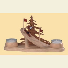 Tealight - Candle Holder Downhill  -  12cm / 5 inches