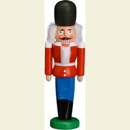 Nussknacker D�ne rot  -  9cm