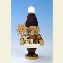 Smoker Toy salesman natural colors  -  21cm / 8 inch