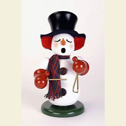 R�ucherm�nnchen Schneemann mit Triangel  -  23cm