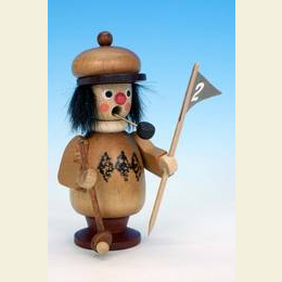 Smoker Golfer natural colors  -  10,8cm / 4 inch