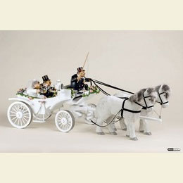 Smoker KWO Wedding Horse & Carriage