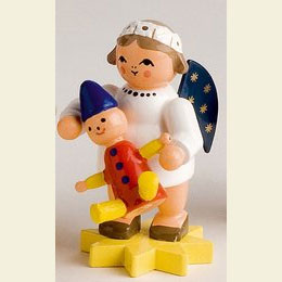 Engel mit Kasper  -  5cm