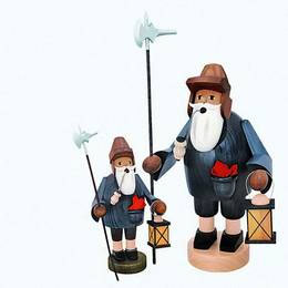 Smoker Nightwatchman with Lantern  -  36cm / 14 inch