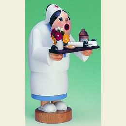 R�ucherm�nnchen Krankenschwester  -  19cm