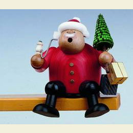 R�ucherm�nnchen Kantenhocker - Weihnachtsmann  -  15cm