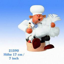 Smoker Edge stool  -  Cook with goose  -  17cm / 7 inch
