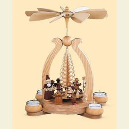 1 -  st�ckige  -  Bogenpyramide Bescherung  -  34cm