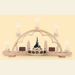 Candle Arch  -  Carolers Village  -  58cm / 23 inch