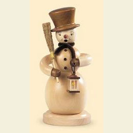 R�ucherm�nnchen Schneemann  -  23cm