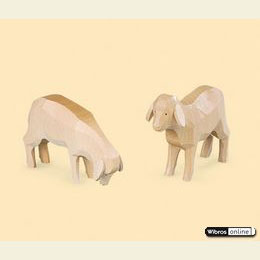 Sheep carved - 5cm / 2 inch