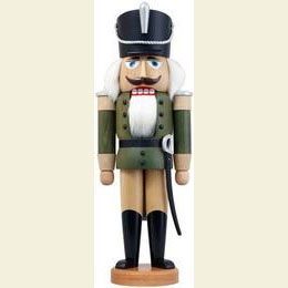 Nutcracker Hussar - Ash - green - 37cm / 15 inch