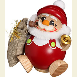 R�ucherm�nnchen Kugelr�ucherfigur Nikolaus  -  12cm