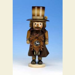 Nutcracker Blackforest Clockmaker natural colors  -  41,5cm / 16 inch