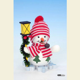 R�ucherm�nnchen Schneemann Laternenm�nnchen  -  9cm