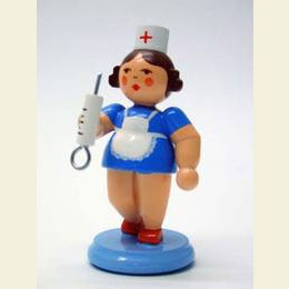 Krankenschwester mit Spritze  -  7,0cm