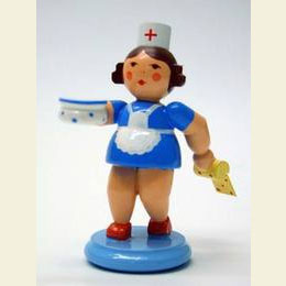 Krankenschwester mit Schieber  -  7,0cm