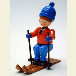 Bube auf Ski fahrend  -  8,0cm