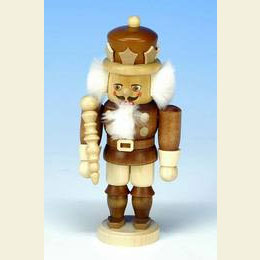 Nussknacker K�nig natur  -  16,5cm