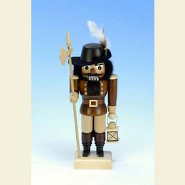 Nussknacker Nachtw�chter natur  -  28,0cm