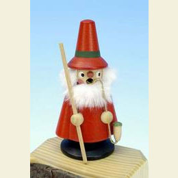 Räuchermännchen Wichtel rot - 10,5cm