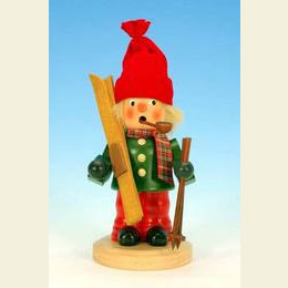 Räuchermännchen Skifahrer - 21,0cm