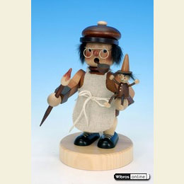 Smoker Gepetto natural colour  -  18,5cm / 7 inches