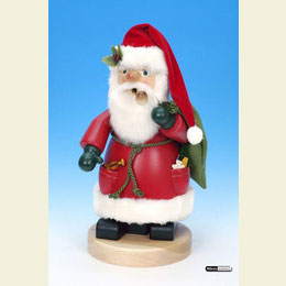 R�ucherm�nnchen Weihnachtsmann wei�es Fell  -  50cm