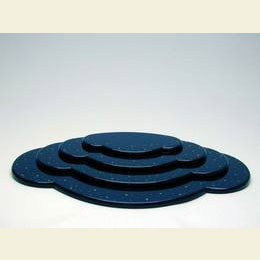 Wolke blau 4tlg.  -  B 44,5cm