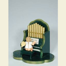 Music Box Organ green  -  12,0cm / 5 inch
