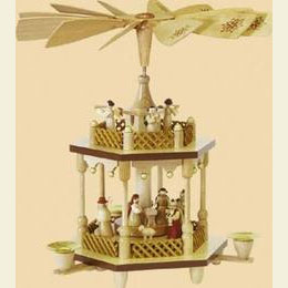 2 - stöckige Pyramide Christi Geburt - 32cm