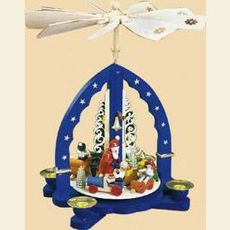 1 -  st�ckige Pyramide Weihnachtszug  -  27cm