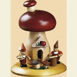 Räuchermännchen Räucherpilz - Zwerge - 13cm