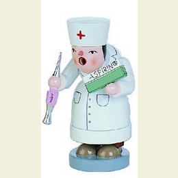 Räuchermännchen Krankenschwester - 15cm