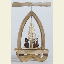 1 - tier pyramid  -  Carolers  -  27cm / 11 inch