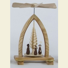 1 - tier pyramid  -  Carolers  -  25cm / 10 inch