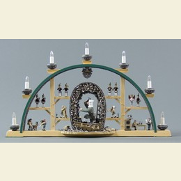 Candle Arch - Scenes from the German Erzgebirge - 73 x 41cm / 28 x 16 inch