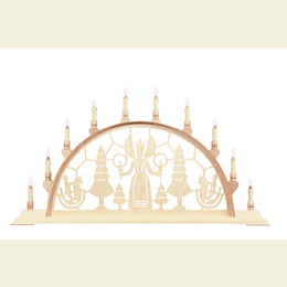 Candle Arch  -  Christmas Angel  -  78cm x 42cm / 31 x 17 inches