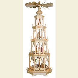 4 - tier christmas pyramid  -   Gothic  -  135cm / 53 inches