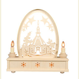 Seidel Arch Seiffen Church  -  25cm / 10 inches